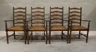 8402 fotele krzesła trony tapicerowane, kpl 4 szt