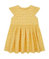 Urocza żółta sukieneczka dla dziewczynki 12-18 miesięcy 100% bawełna