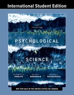 PSYCHOLOGICAL SCIENCE - Elizabeth Phelps (KSIĄŻKA)