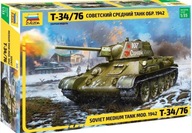 T-34/76 mod. 1942 Soviet Medium Tank Zvezda 3686 stupnica 1/35