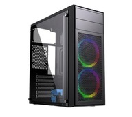 Obudowa do komputera Gembird Fornax M100B RGB Midi Tower ATX Okno Czarna