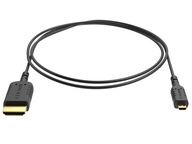 Kabel MICRO HDMI do HDMI 80cm 8sinn eXtraThin 4K