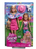 Barbie Stacie i Barbie 2-pak lalek HRM09