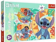 TREFL PUZZLE MAXI 24 ELEMENTY WESOŁY DZIEŃ LILO & STITCH 3+ 14365