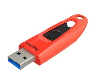 PenDrive SanDisk Ultra 64GB USB 3.0 Czerwony 130 MB/s Pamięć przenośna