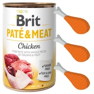Karma Mokra Dla Psa Brit Pate & Meat Kurczak 400g Chicken