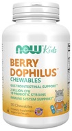 NOW Foods BerryDophilus Kids Probiotyk dla Dzieci120 żelek