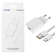 ŁADOWARKA SIECIOWA 44W FASTCHARGE KABEL TYP-C USB-C VIVO BIAŁA