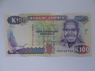 [B4258] Zambia 100 kwacha 1991 r. UNC