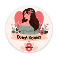 NAKLEJKI NA DZIEŃ KOBIET - 8 MARCA - KOBIETA - x24