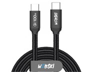 Bardzo Szybki Przewód Kabel PD USB typ-C 0,5m 100w