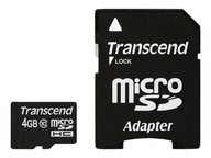 Pamäťová karta SD Transcend TS4GUSDHC10 4 GB