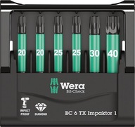 Zestaw bitow Bit-Check 6 TX Impaktor 1 Wera