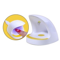 Mini nechtová lampa UV gélová lampa na nechty, USB Mini nechtové UV svetlo LED Therapy White