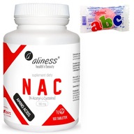 Aliness NAC N-acetylcysteín L-CYSTEIN 100 tabliet VEGE AMINO ACIDS