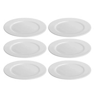 Profesionálny dezertný tanier 18 cm z bieleho porcelánu WIlmax sada 6 ks