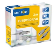Kabel Reinston EKK02 3m USB-A - USB-B do Drukarek