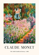 Plakat 70x50 Claude Monet ogród kwiaty malowany art sztuka BOHO 30 WZORÓW