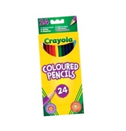 KREDKI OŁÓWKOWE 24 KOLORY CRAYOLA