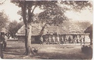 GALICJA KRESY WOŁYŃ-Chaty, zagroda, rodzina chłopska, żołnierze-ca. 1915