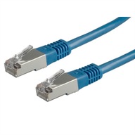 Kabel sieciowy LAN FTP Cat.5e RJ45 niebieski 0,5m