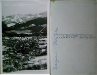 Zakopane Tatry Widok ogólny 1940r