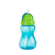 Canpol babies 56/109_blu fľaša so sklopnou silikónovou trubicou 270ml modrá
