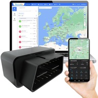 GPS lokátor 4G/2G mini OBD2 pre auto + eSIM + monitorovanie WWW a APP
