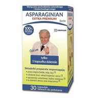 Asparaginian Extra PREMIUM forte 30 kapsułek