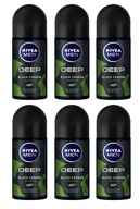 Nivea Deep black Amazonia antiperspirant v guličke pánsky 50ml