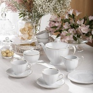 Kávéscsésze 6 fő részére / 21 el. Oktáv Csipke Finezia Ćmielów