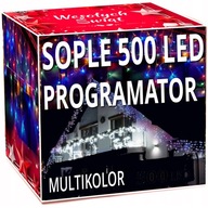 SOPLE FLASH 500 LED ZEWNĘTRZNE CHOINKOWE GIRLANDA lampki choinkowe stałe