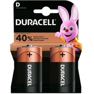 2x Bateria alkaliczna D R20 1,5V Duracell