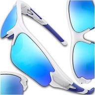 Polaryzacyjne okulary rowerowe przeciwsłoneczne sportowe UV400 lustrzanki