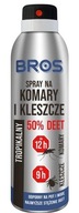 Bros Spray tropikalny na komary i kleszcze 180 ml