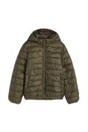 H&M kurtka ocieplana nieprzemakalna zielona khaki r. 158 12-13 lat