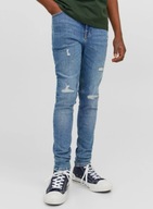 JACK & JONES Spodnie skinny jeansowe roz 152 cm