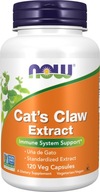 NOW FOODS CAT'S CLAW EXTRACT Mačací pazúr Odolnosť 120 VEGE KAPS
