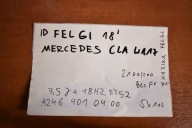 IDEALNE discs 18 ' MERCEDES CLA W117 1