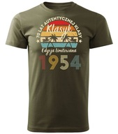 koszulka na 70 URODZINY PREZENT NA URODZINY rocznik 1954 tshirt - XS
