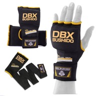 DBX Bushido Rukavice Gélové Boxerské omotávky Black/Gold S/M