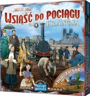 Gra Wsiąść do pociągu Kolekcja Map 6 Francja i Dziki Zachód