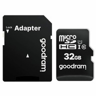 GOODRAM KARTA PAMIĘCI 32 GB MICRO SD HC CLASS 10