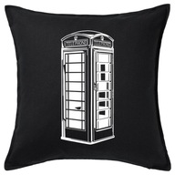 BRITISH TELEPHONE BOX poduszka 50x50 prezent