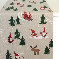 Futópad 200cm karácsonyi pamut lovaglás