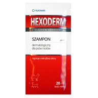 Hexoderm 20 ml dermatologiczny szampon pies, kot