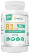 Wish Vitamín B3 50mg Niacín (PP) 60 kapsúl Nervový systém Dobrá nálada