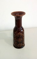 Wazon ceramiczny ciemno brązowy wys. 25,5 cm