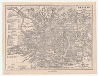 WROCŁAW. Plan miasta koniec XIX wieku