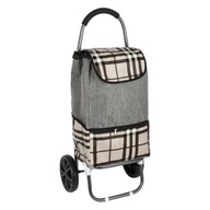 Kétkerekű babakocsi Bevásárló táska gurulós nagy kerekek WZ385AC